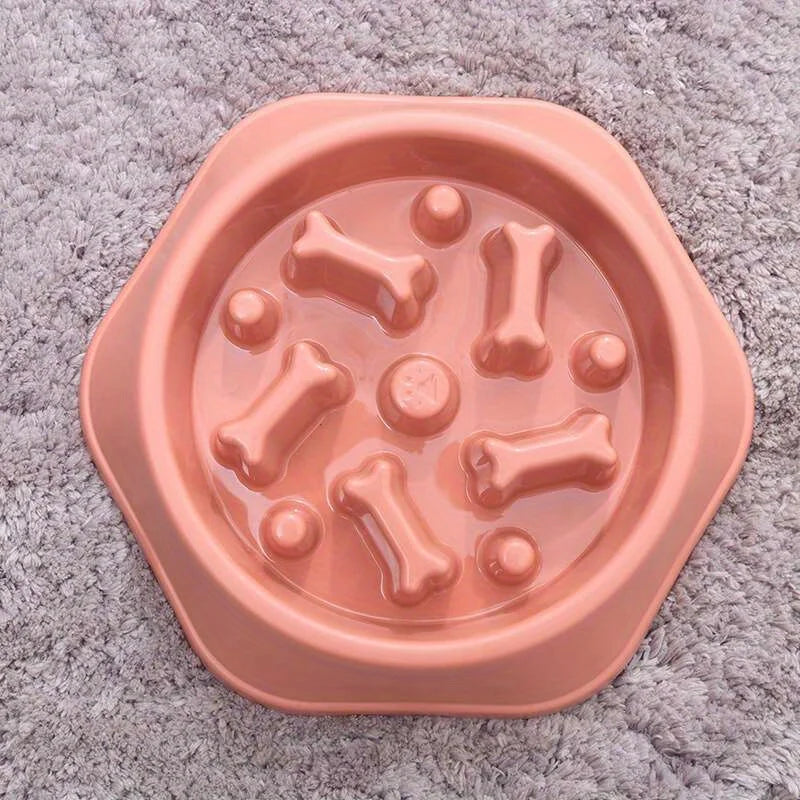 SlowBite anti-choking dog feeder bowl