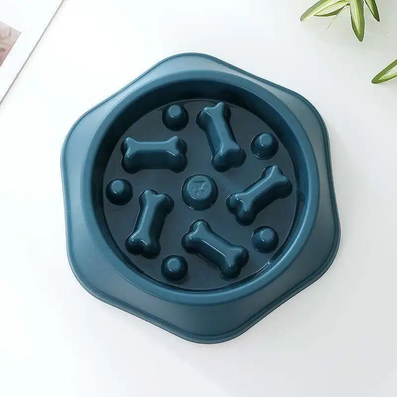 SlowBite anti-choking dog feeder bowl