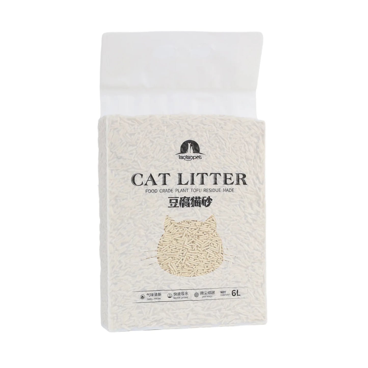 Natural tofu cat litter